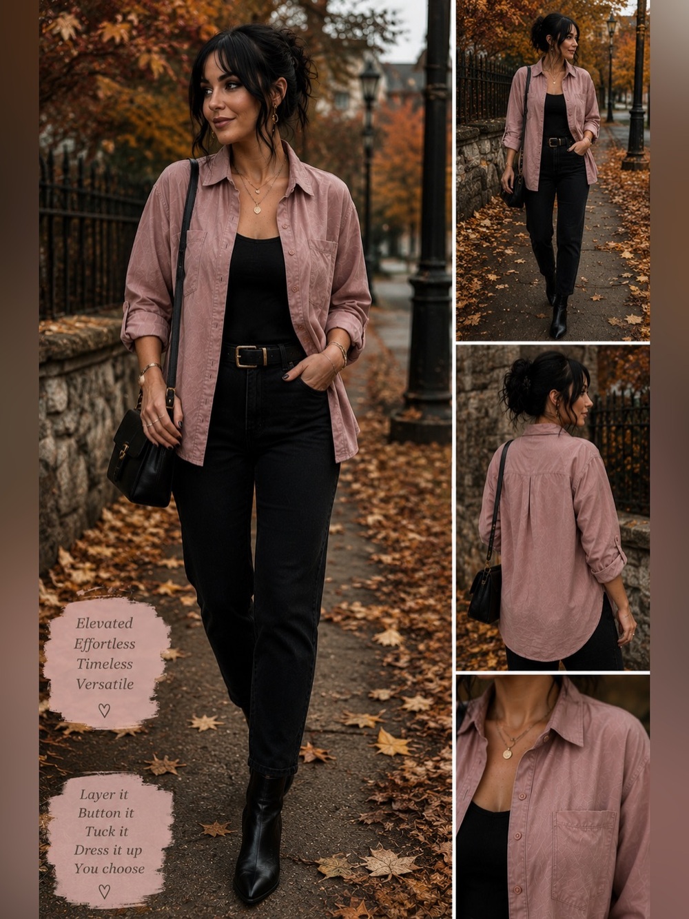 Love & Legend | Dusty Pink | Button Down Shirt | Plus Size 20